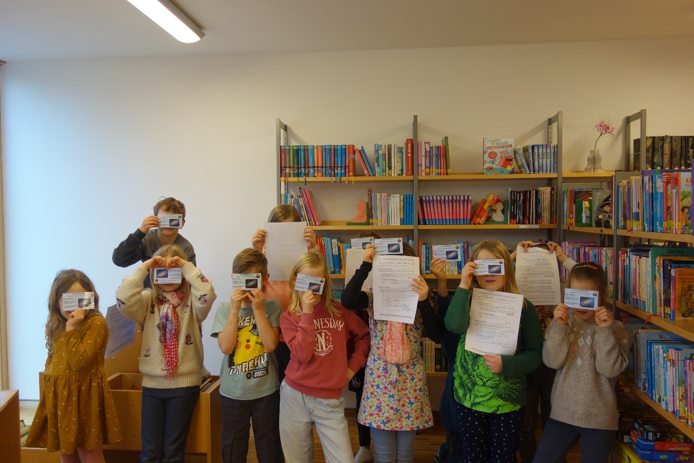 Bücherei-Führerschein der Lese-AG in Altendorf